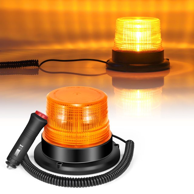 Luz estroboscópica LED Dinfu E3-L Amber Warning 10 W 10-80 V