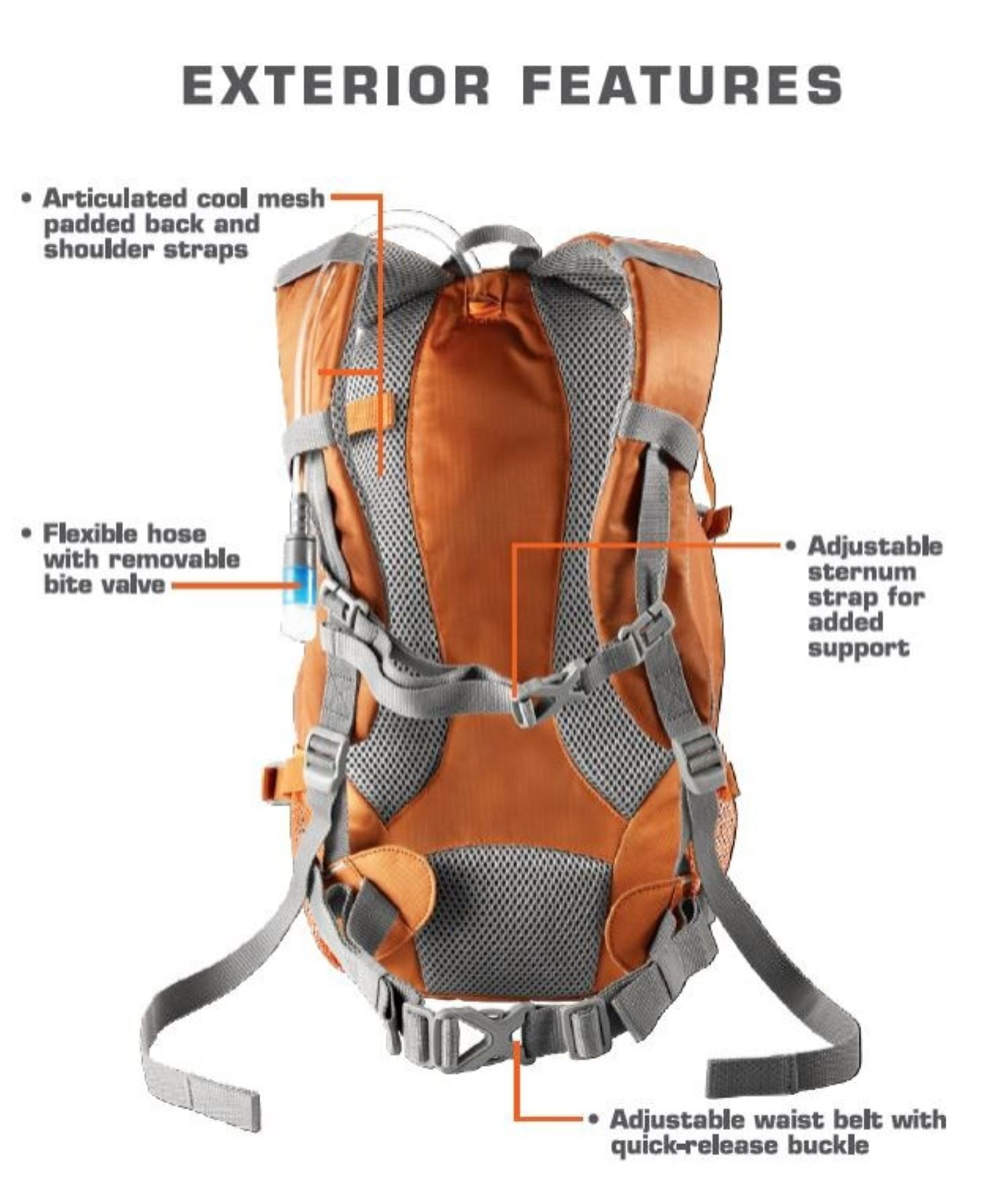 Ozark Trail 14 Ltr Larimore Hydration Pack with 2 Liter Reservoir