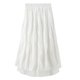 thumbnail image 1 of Falda plisada Midi Longitud Mujer Verano Cintura alta A-line Falda de malla delgada Likrtyny Para estrenar, 1 of 1