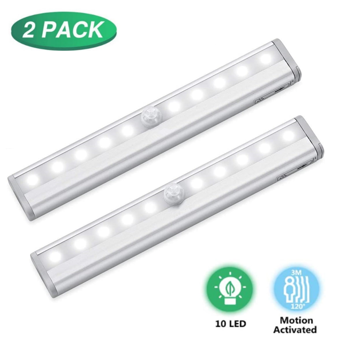 Details about   PIR Motion Sensor LED Strip Light Battery Powered Stairs Cabinet Closet Lamps