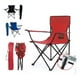 thumbnail image 4 of Silla Plegable De Playa Campamento Y Exteriores Con Funda CJR Rojo, 4 of 10