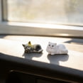 thumbnail image 4 of Collectible Cat & Dog Figurine Set - Cute PVC Animal Models for Home Office Decor, Wedding Cake Topper, and Unique Gift Idea, 4 of 6
