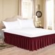 thumbnail image 5 of Faldas de cama envolventes para camas tamaño Queen, volantes elásticos contra el polvo, fácil ajuste, resistente a las arrugas y a la decoloración, tela sedosa y lujosa, lavable a máquina, 5 of 5
