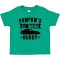 thumbnail image 3 of Inktastic Pawpaw's Lil' Racing Buddy with Car Silhouette Boys or Girls Baby T-Shirt, 3 of 5