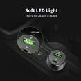 thumbnail image 7 of For TCL ION Z T501L T501C 18W Car Charger PD + 2.4A USB with 3FT Blue Braided Type A to Micro USB, 7 of 7
