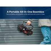 Emerson Portable AM/FM Radio, Black, NPB-273