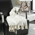 thumbnail image 3 of SAFAVIEH Jacqui Metallic Abstract Throw, 70" x 50", Grey/Silver, 3 of 5