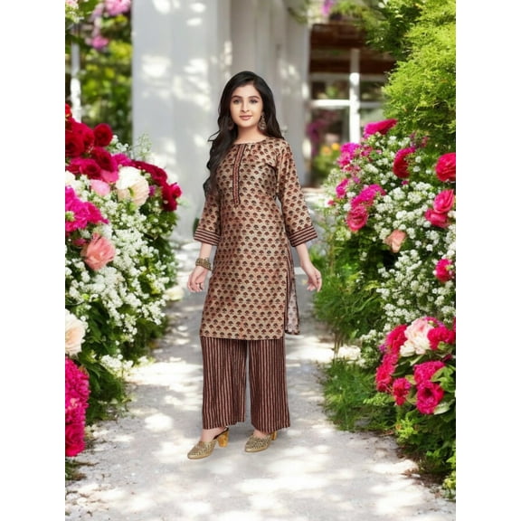 Traditional Salwar Kameez For Girls, Cultural Wear for Kids, 07
