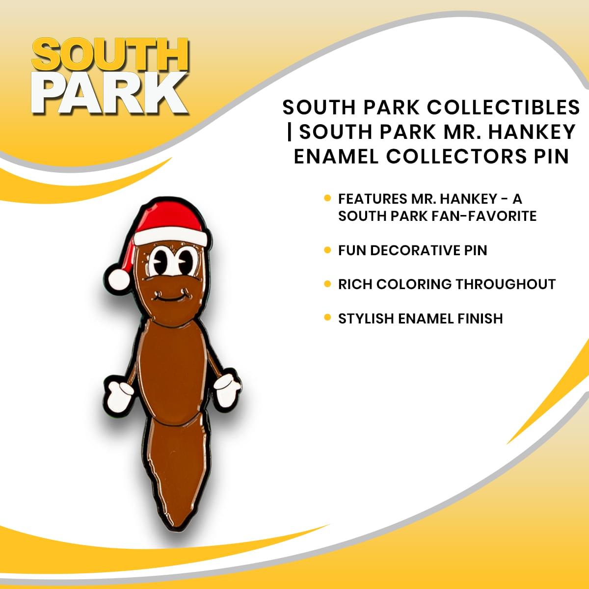 South Park Collectibles | South Park Mr. Hankey Enamel