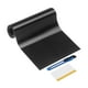 thumbnail image 1 of Uxcell 1Set 4" x 5ft PET Carbon Fiber Vinyl Wrap with Scraper, Negro Mate, 1 of 7