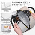 thumbnail image 3 of Yiaed Dachshund Sitting in Bathtub Print Lunch Bag Adult Insulated Lunch Box, Leakproof Cooler Food Lunch Containers Reusable High Capacity Lunch Tote Bags-One Size, 3 of 6