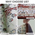 thumbnail image 5 of 8x10 Area Rugs for Living Room,Non-Slip Backing Washable Rugs,Vintage Large Area Rug,Stain Resistant Home Decor Rug, Red, 5 of 6
