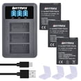 thumbnail image 1 of Batmax 3 unidades batería Li-ion AHDBT-301 1250mAh cargador USB, 1 of 7