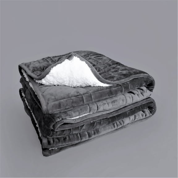 Pine and River Reversible To Sherpa Weighted Blanket