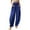 Blue, variant on Wide Leg Pants, Bell Bottoms Womens Solid Color Casual Pants Trousers Elastic Waist Pockets Trousers, Womens Trousers Slacks Slacks, Olive green
