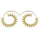thumbnail image 1 of Pendientes de hilo espiral redondo Yuyangstore Pendientes de aro espiral, 1 of 3
