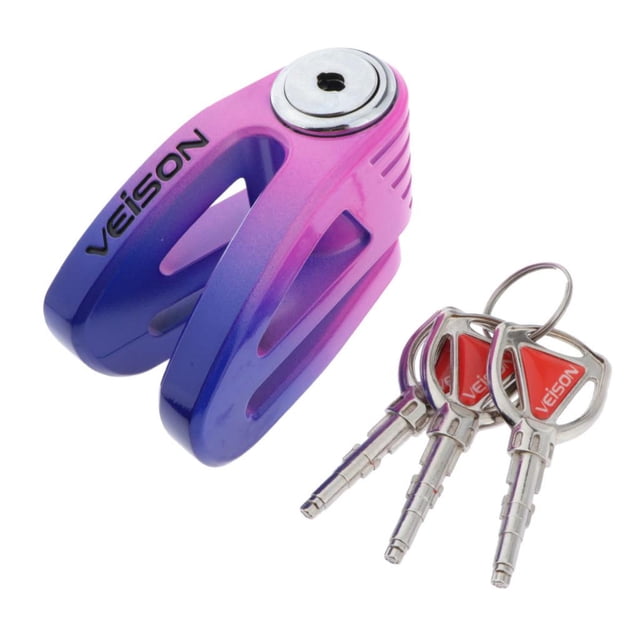 de Freno de Disco para Motocicleta, de Rueda Antirrobo Impermeable para Motocicleta con Pasador de Bloqueo Endurecido de 6 Diáme Soledad Bloqueo de alarma de freno de motocicleta