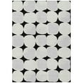 thumbnail image 2 of Addison Rugs Chantille Indoor/Outdoor Transitional Circles Black Washable Rectangle Rug, 2'6" x 3'10", 2 of 6