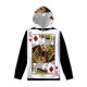 thumbnail image 3 of Sudadera con capucha con estampado 3D de naipes creativos para hombre, sudadera con estampado de póquer con personalidad, sudadera informal para primavera y otoño, 3 of 5