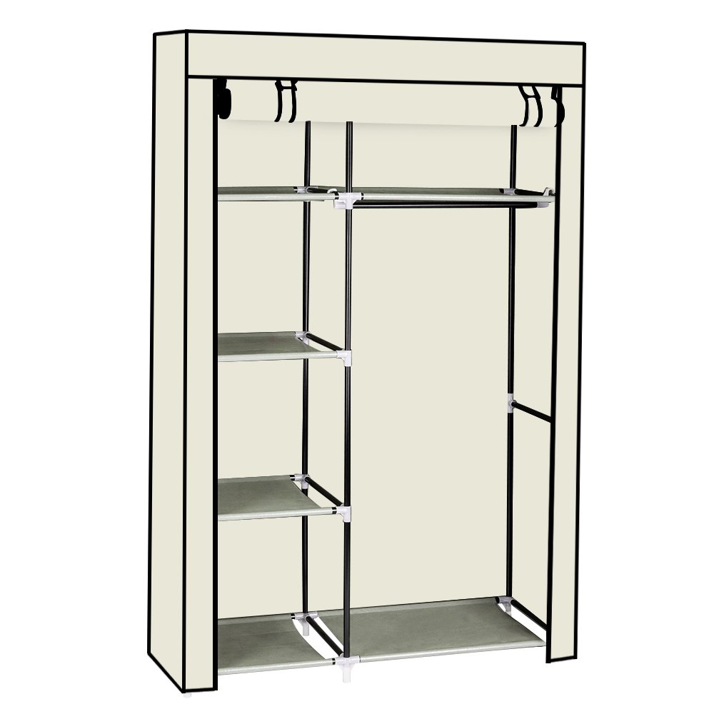 Winado 64" Wardrobe Portable Closet Shelves , Closet Storage Organizer