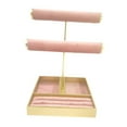 thumbnail image 5 of Segolike Jewelry Organizer Jewelry Display Stand Elegant Pink and Gold Jewelry Holder Jewelry Rack for Home Jewelry Shop Dresser Women F, 5 of 8