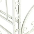 thumbnail image 4 of Evergreen Montebello Iron Garden Arbor, White- 53 x 84 x 23 Inches Fade and Weather Resistant Outdoor Decor, 4 of 9