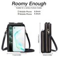 thumbnail image 7 of Sendefn Small Crossbody cell Phone Purse for women,RFID Blocking Mini Shoulder Handbag Leather Wallet with Credit Card Slots, 7 of 7