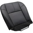Black Driver Bottom Leather Seat Cover for Chevy Silverado Avalanche