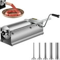 thumbnail image 1 of VEVOR Horizontal Sausage Stuffer Maker 5L/11Lbs Manual Sausage Filler with 4 Filling Nozzles Stainless Steel Sausage Stuffing Machine for Commercial & Home Use, 1 of 9