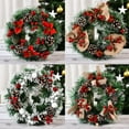 thumbnail image 4 of Dragonus Artificial Succulents Wreath Winter Garlands for Front Door Christmas Round Wreath Suitable for Indoor and Home Decoration, 4 of 4