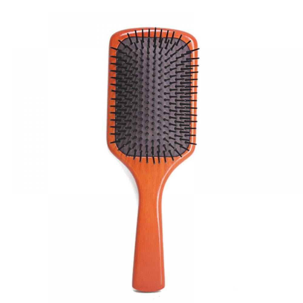 Hair BrushNatural Wooden Bamboo Brush, Eco Friendly Paddle Hairbrush