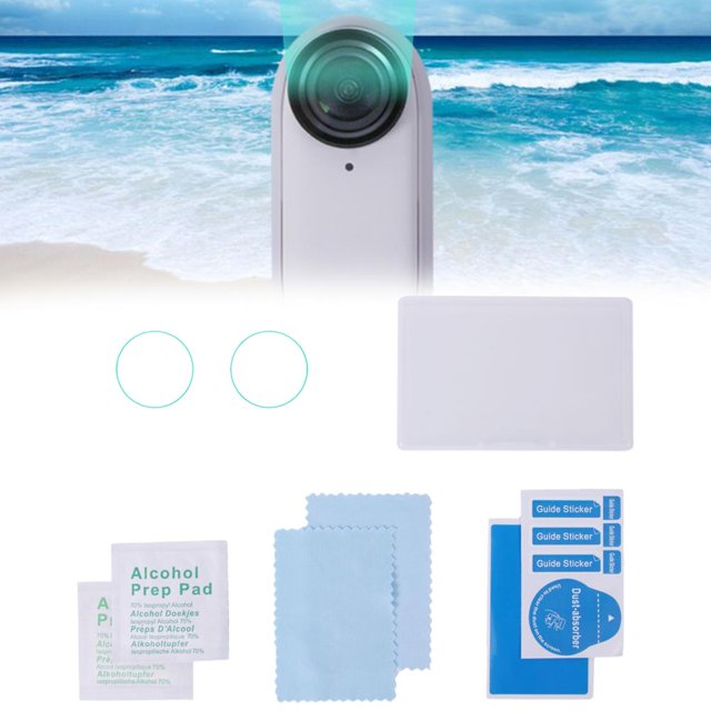 Accesorios De Película Protectora De Cámara Película De Vidrio De Protección De Cámara Compatible Con Insta360 Go 2 Methold EL015955-00