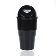 thumbnail image 1 of Portavasos para vehículo automotriz CHAO bote de basura pequeño negro, 1 of 5