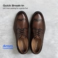 thumbnail image 5 of Bruno Marc Men's Brogue Wingtip Oxfords, Full Grain Leather Dress Shoes Flexible Forefoot for Work & Business Comfort Lightweight Lace Classic Formal Shoes, 5 of 7