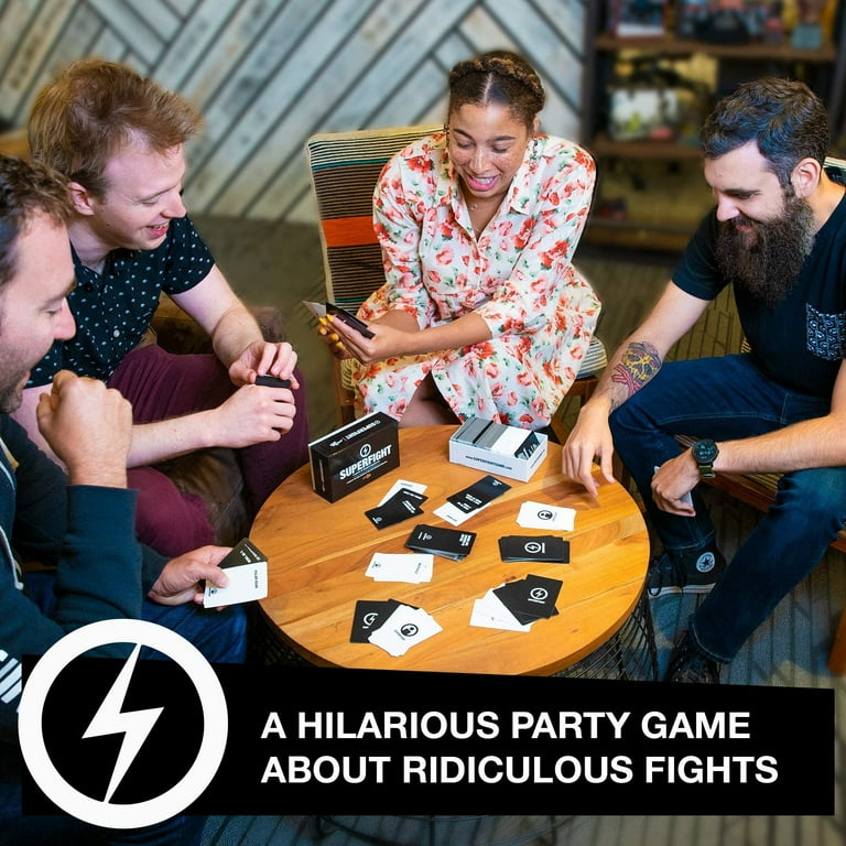 Skybound Superfight Card Game - Absurd Superpower Arguments for Kids, Teens & Adults, 500 Cards, 3+ Players, Ages 8+ Skybound Superfight Card Game - Absurd Superpower Arguments for Kids, Teens & Adults, 500 Cards, 3+ Players, Ages 8+