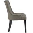 thumbnail image 2 of Hawthorne Collections 20.5" Modern Fabric Dining Side Chair in Granite Gray, 2 of 4
