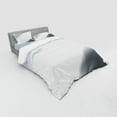 thumbnail image 3 of Ambesonne Grey Bedding Set 3 Pcs, Abstract Ombre Lines, Twin XL, Grey Pale Grey White, 3 of 3