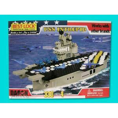 Best Lock BL7305 Uss Intrepid Construction Toy 330 Pieces