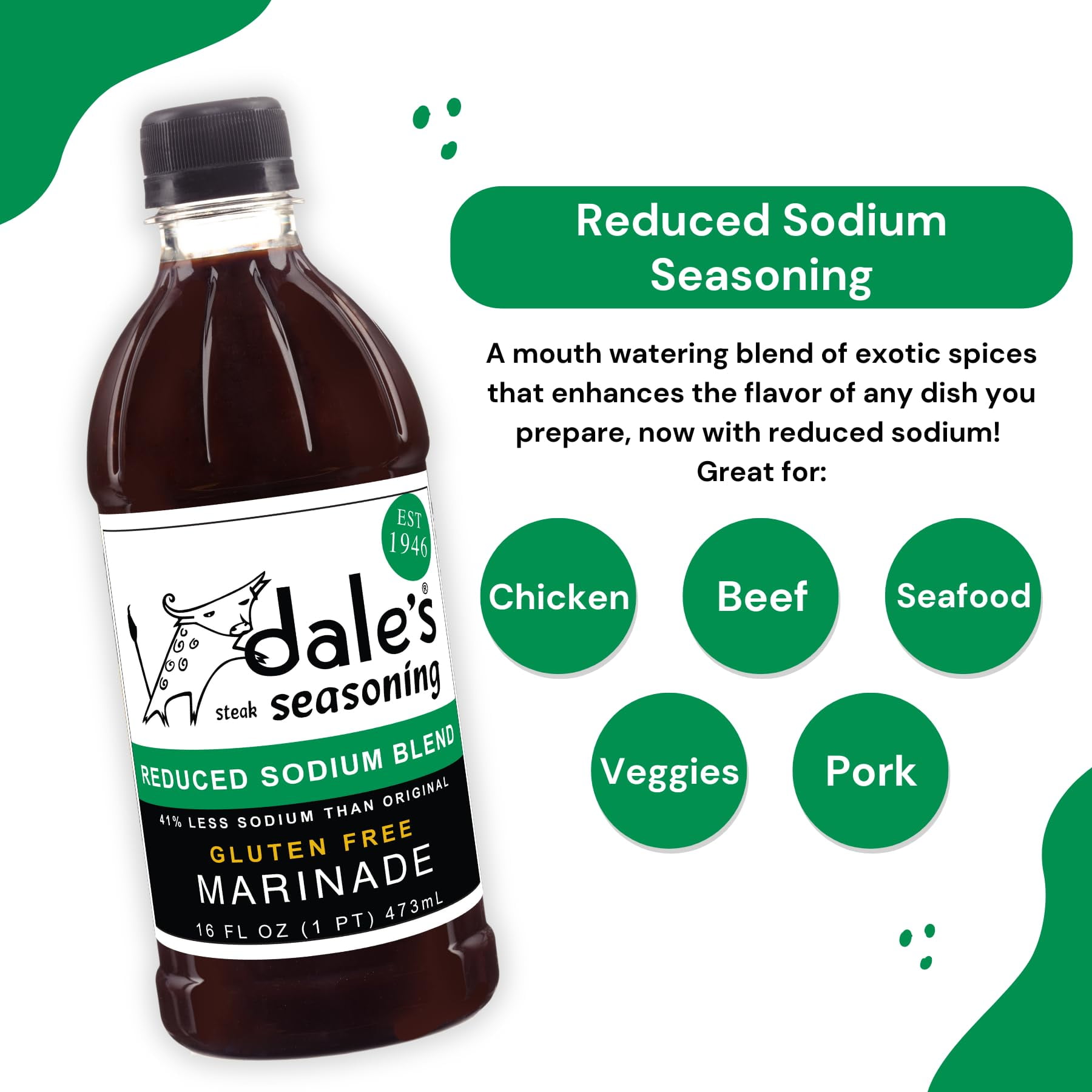 Low Sodium Dale's Steak Seasoning Ingredients Dale's Reduced