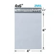 thumbnail image 5 of Poly Mailers Shipping Bags Envelopes Packaging Premium 2 MIL Choose Size & Count From 4x6 & 24x24, 5 of 11