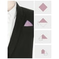 thumbnail image 3 of INSPIRE CHIC Men's Cotton Handkerchiefs Solid Color Pocket Square for Men, 3 of 4