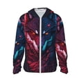 thumbnail image 2 of Lsque Cool Wolf Head UPF 50+ Lightweight Sun Protection Men's Women's Long Sleeve Shirt, Hoodie Performance -X-Large, 2 of 9