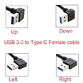 thumbnail image 4 of Necvior Type-C Female to USB-A Male Adapter Connector 5Gbps Type-C Female to USB Male, 4 of 13