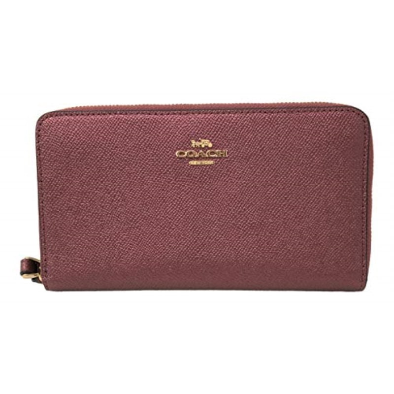 coach large phone wallet wristlet