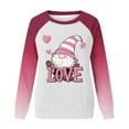 thumbnail image 4 of Zorckvet Womens Heart Graphic Sweatshirts Plus Size Shirts Pullover Long Sleeve Valentine Trendy Fashion Tops for Women, 4 of 5