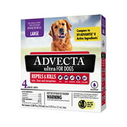 Advecta 3 Flea & Tick Topical Treatment, Flea & Tick Control for Dogs, Large, 4 Month Supply
