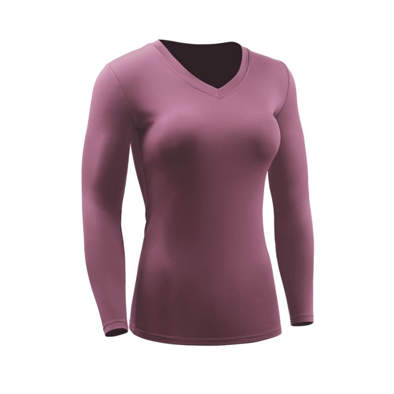 Women Sport Running Quick-dry Compression T-Shirts Long Sleeve Athletic Tee Tops 