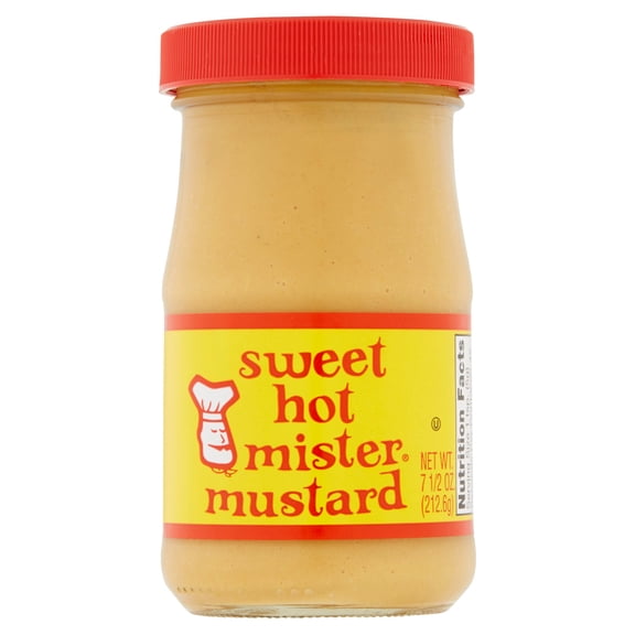 Mister Mustard Sweet Hot Mustard, 7 1/2 oz, 6 pack