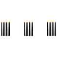 thumbnail image 3 of Pack of 18 Black LED Birthday Candles,Yellow Flameless Flickering Battery Operated LED Halloween Candles, 3 of 8