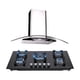 thumbnail image 1 of Campana de cocina de pared digital cristal curvo 85cm Matrix + Parrilla de gas 5 quemadores cristal 86cm Ceres Odipo Campana Pared, 1 of 4